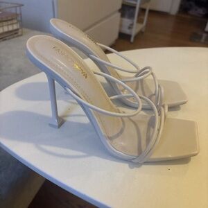 Fashion Nova Elegant Cream Heels